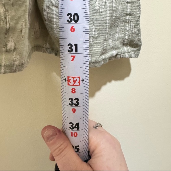 Women's American Eagle Green and Beige Sleeveless Baby Doll Midi Dress Size M - Picture 15 of 15